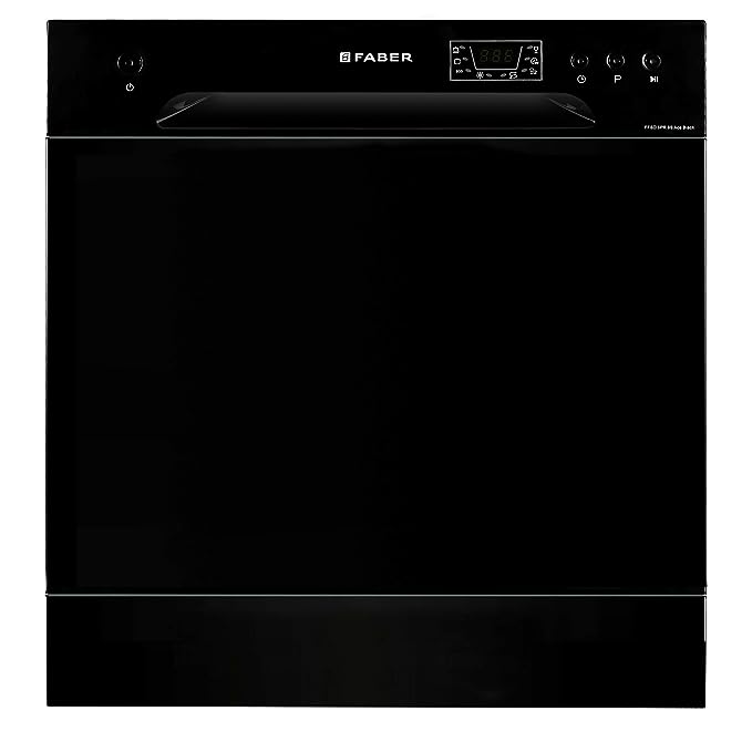 Faber table top 8 Place Setting Dishwasher (FFSD 6PR 8S Ace Black) (OPEN BOX) Faber table top 8 Place Setting Dishwasher (FFSD 6PR 8S Ace Black) (OPEN BOX)
